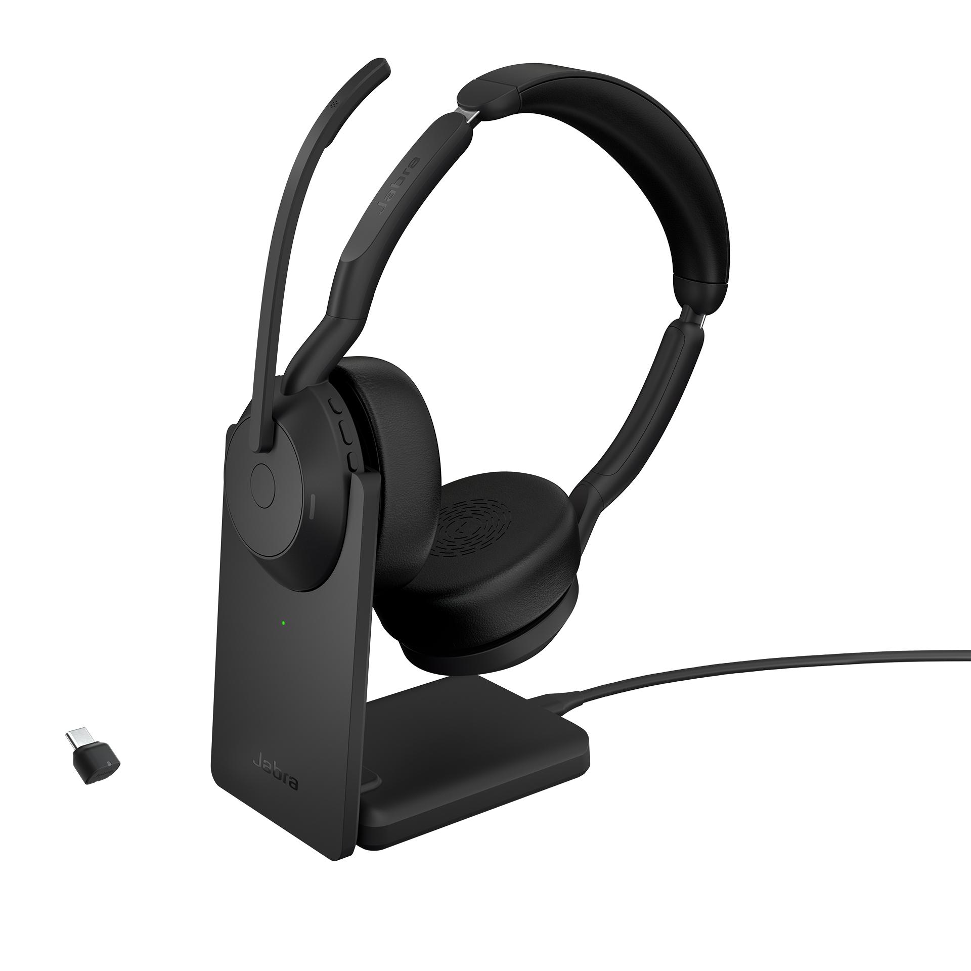 Jabra Evolve2 55 Link380c UC Stereo con base di ricarica