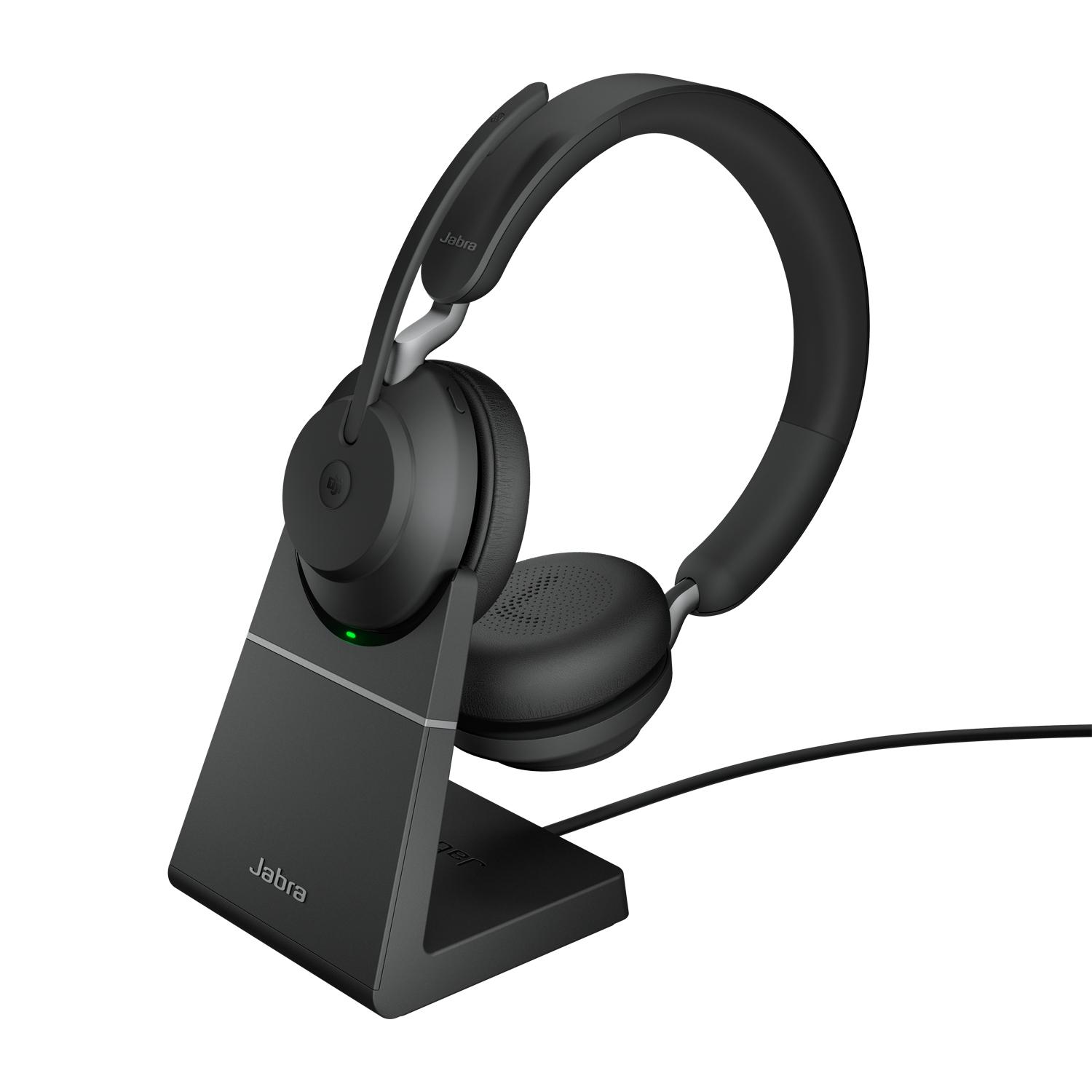 Jabra 26599-999-989 cuffia e auricolare Wireless A Padiglione Ufficio USB tipo A Bluetooth Nero (JABRA EVOLVE2 65 - LINK380A MS