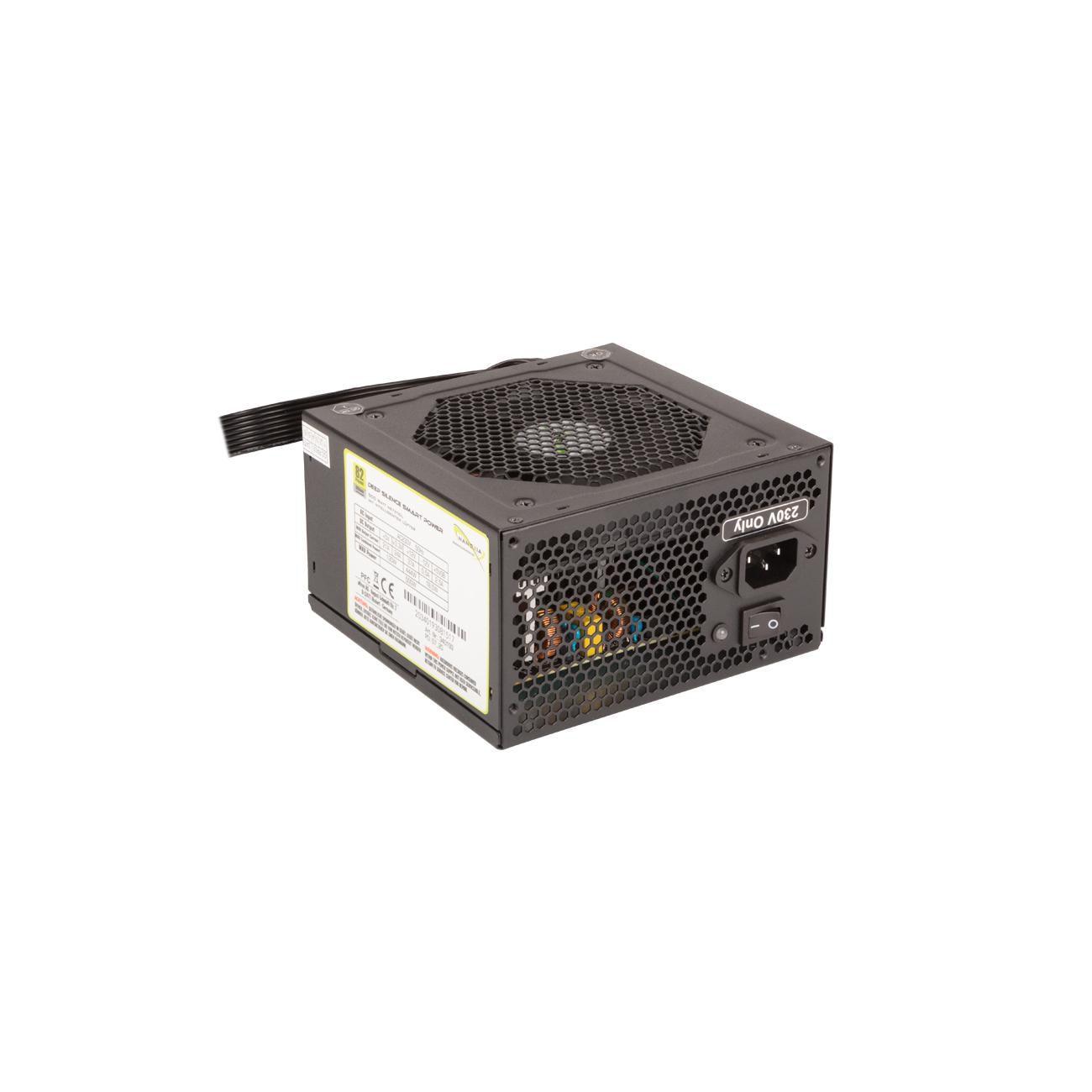 Alimentatore Nanoxia Deep Silence Smart Power 500W 82% di efficienza