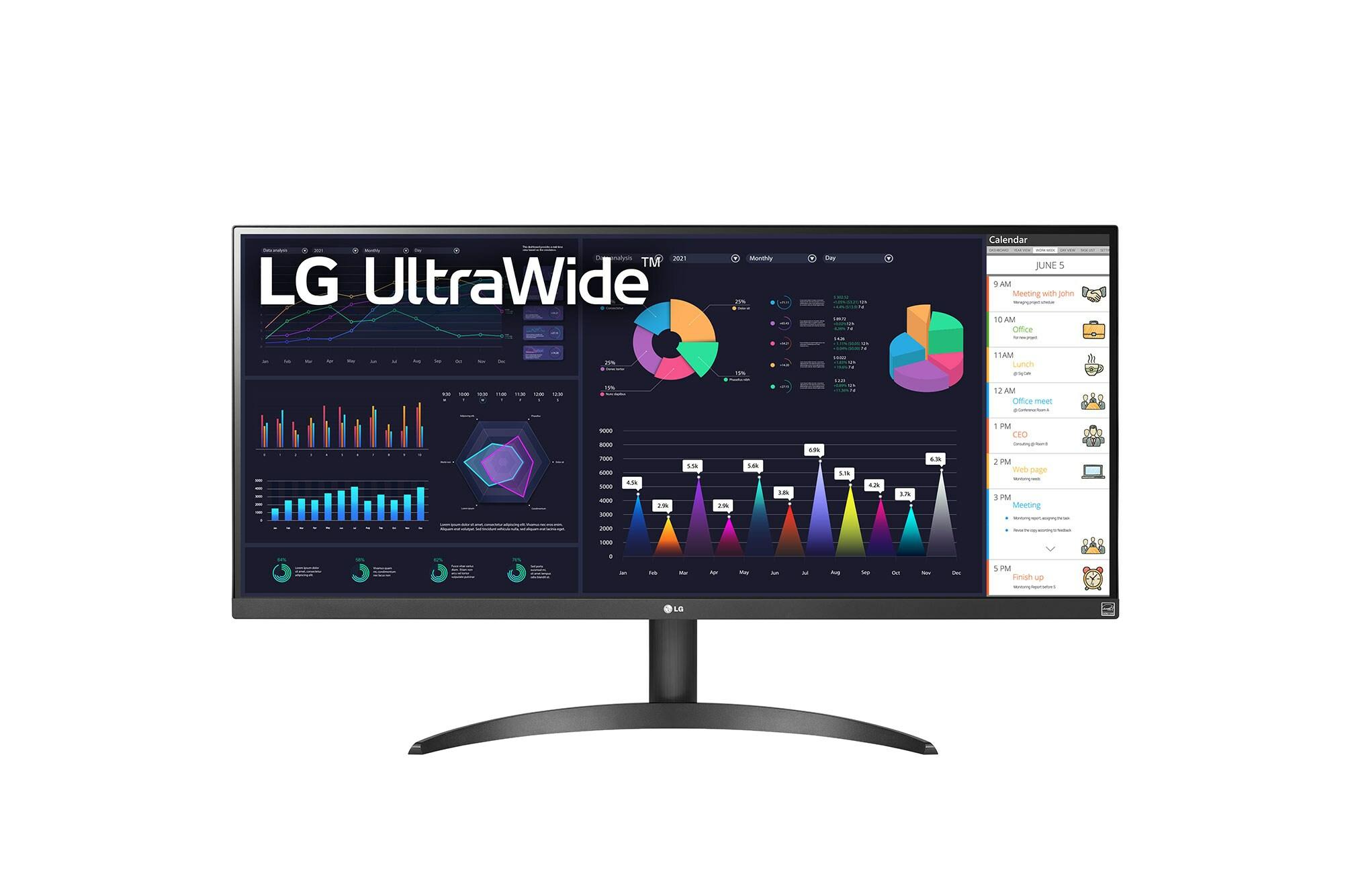 LG 34WQ500-B Monitor PC 86,4 cm [34] 2560 x 1080 Pixel UltraWide Full HD LED Nero (LG 34 34WQ500-B UltraWide VESA HDR HD)