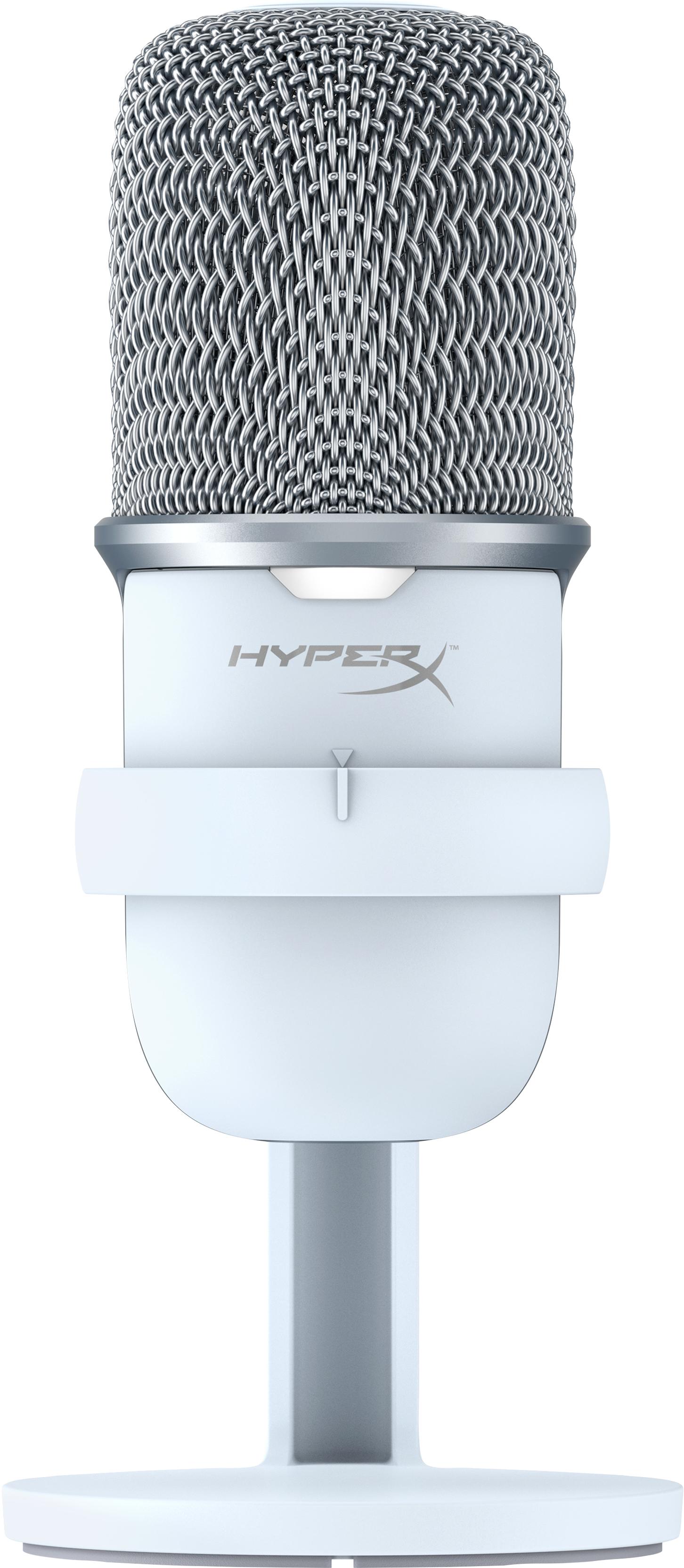 HyperX SoloCast - USB Microphone (White) Bianco Microfono per console di gioco