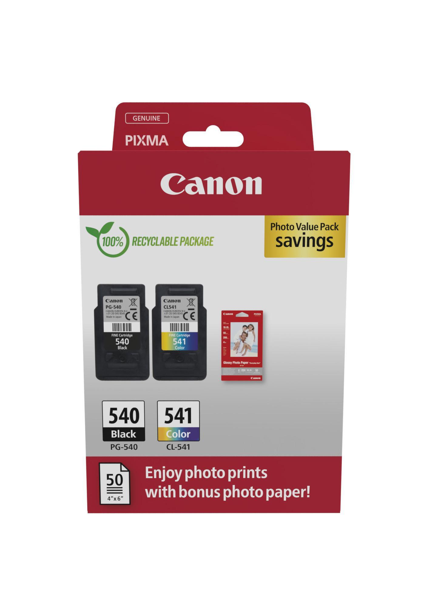 CANON CARTUCCIA INK PG-540/CL- 5225B013 541 +CONF. FOGLI