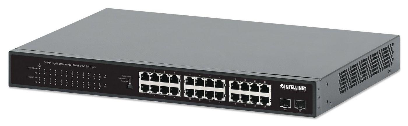 Poe+ Gigabit Ethernet a 24 porte