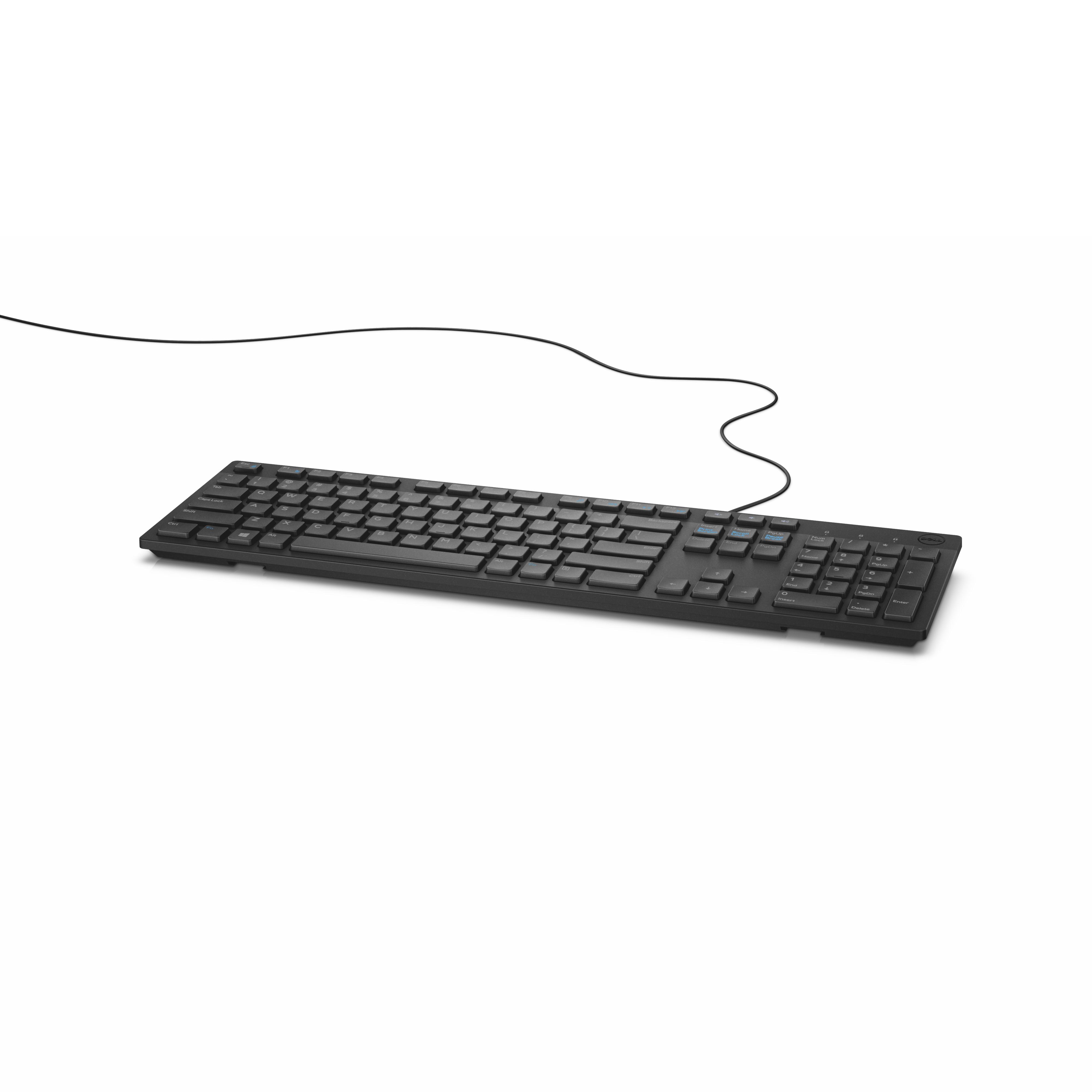 DELL KB216 tastiera USB QWERTY Inglese UK Nero