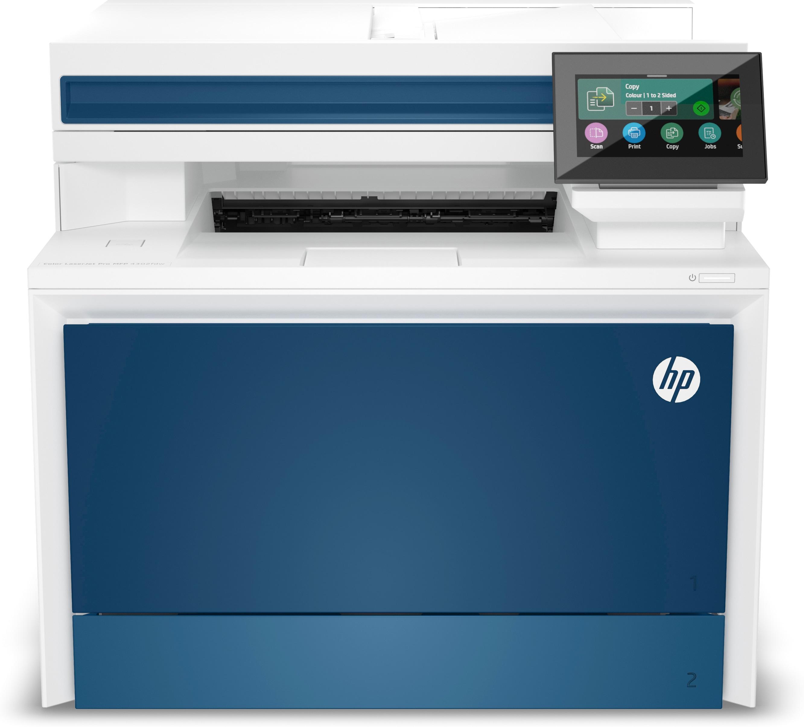 HP Color LaserJet Pro Stampante multifunzione 4302fdw (Color Laserjet Pro Mfp - 4302Fdw Printer, Color, - Printer For Small Med