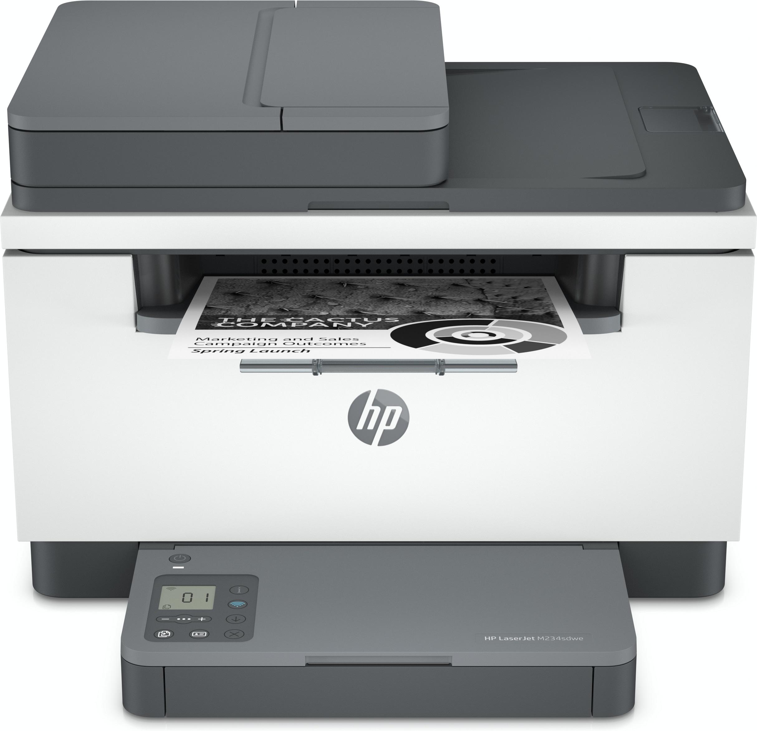 HP LaserJet Stampante multifunzione HP M234sdwe Bianco e nero Stampante per Abitazioni e piccoli uffici Stampa copia scansione