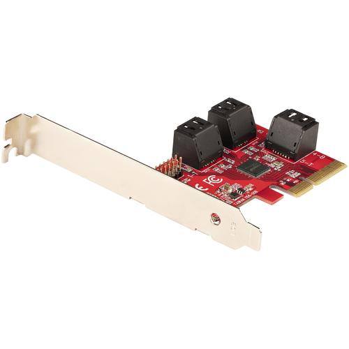 StarTech.com Scheda PCI Express 3.0 a SATA - Scheda di Espansione PCIe SATA a 6 porte - 6 Gbps - Staffa a Profilo Basso - Conne