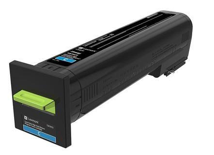 Lexmark 72K2XC0 cartuccia toner Originale Ciano (CS820 CYAN EXTRA HIGH YIELD RETURN P)