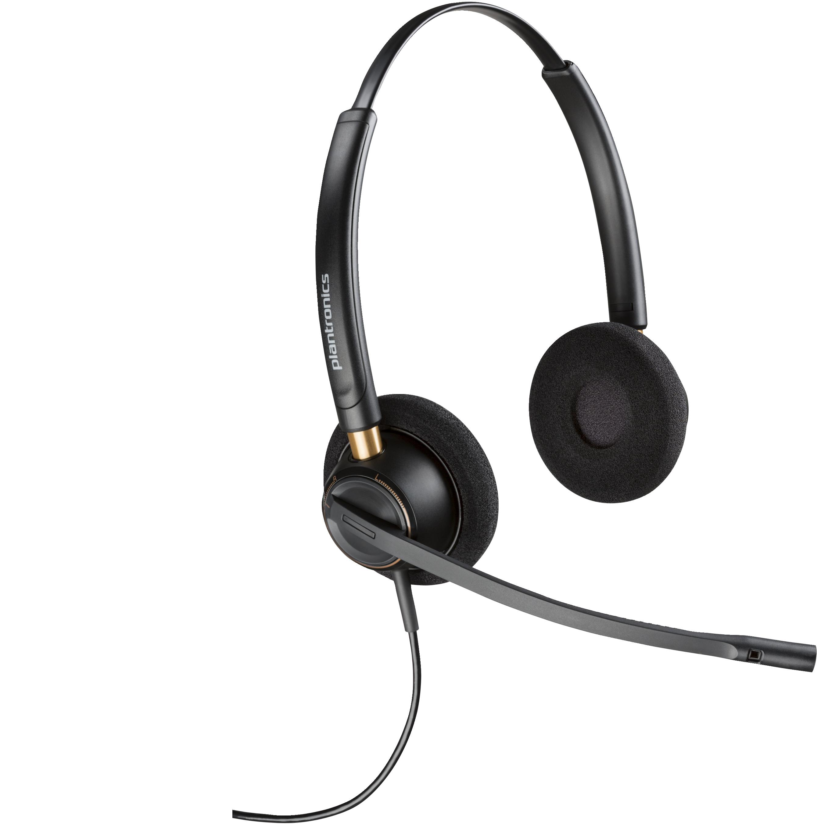 POLY Cuffie digitali biaurali EncorePro 520D con Quick Disconnect TAA (ENCORE PRO HW520D BINAURAL - )