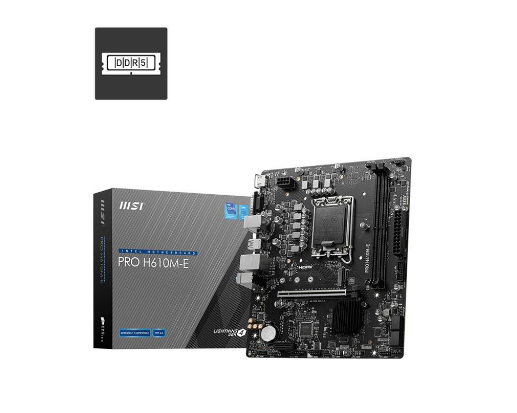 Scheda madre Pro H610M-E Intel