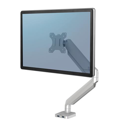 Fellowes 8056401 supporto da tavolo per Tv a schermo piatto 81,3 cm (32") Argento Scrivania