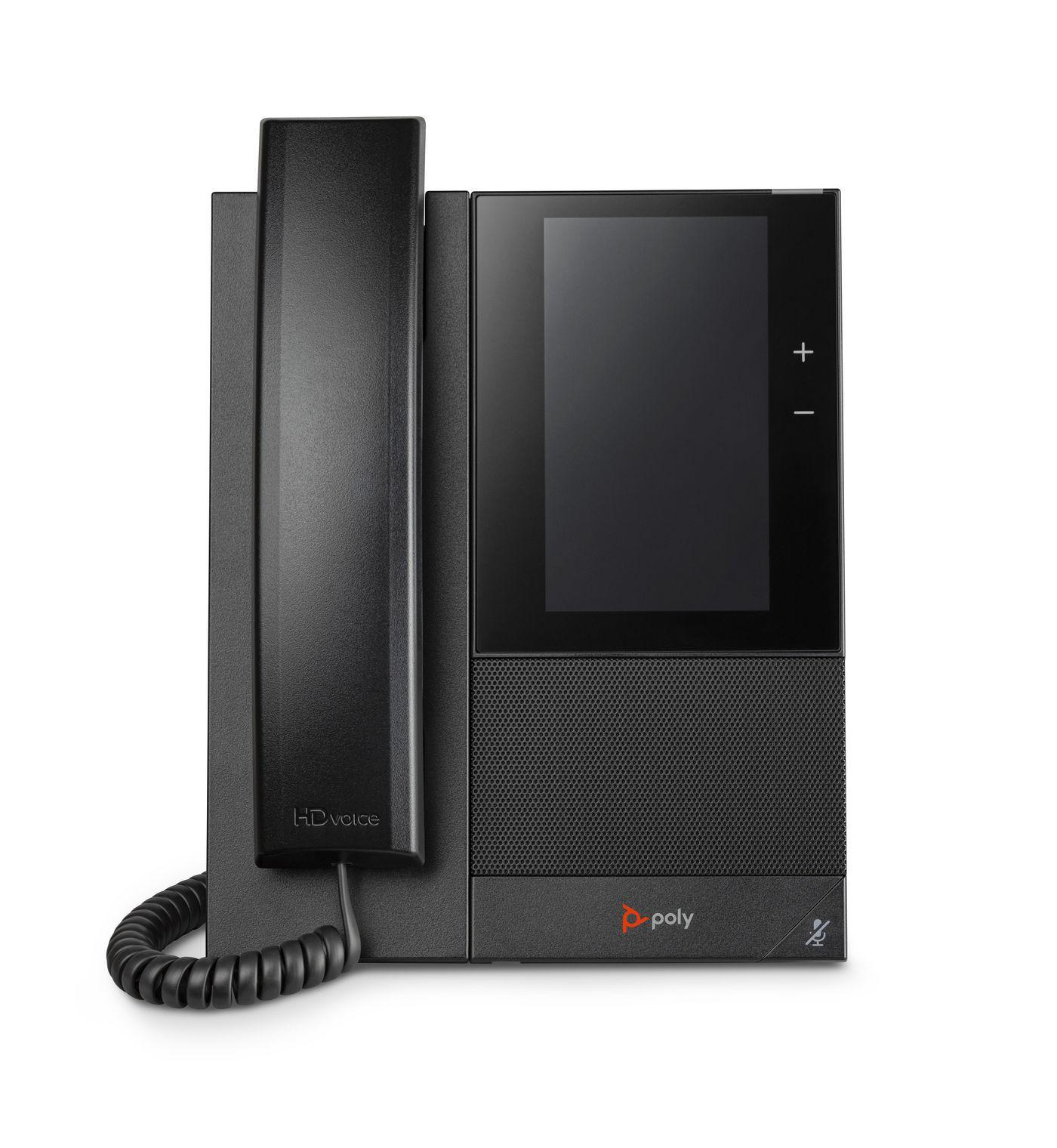 POLY Telefono multimediale aziendale CCX 505 per Microsoft Teams e abilitato per PoE (CCX 505 MEDIA PHONE TEAMS POE - )