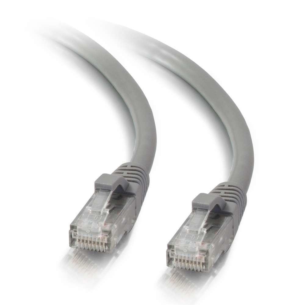 C2G 83140 cavo di rete Grigio 0,5 m Cat5e U/UTP [UTP] (C2G Cat5e Booted Unshielded [UTP] Network Patch Cable - Patch cable - RJ