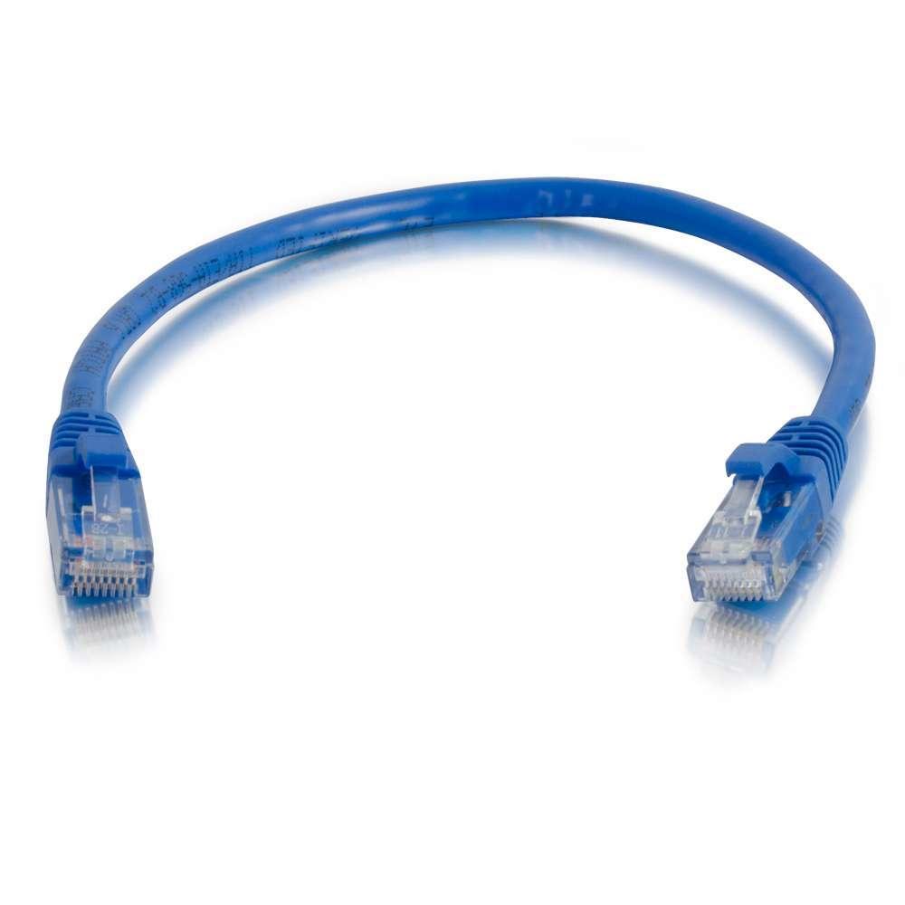 C2G 83386 cavo di rete Blu 1 m Cat6 U/UTP [UTP] (C2G Cat6 Booted Unshielded [UTP] Network Patch Cable - Patch cable - RJ-45 [M]