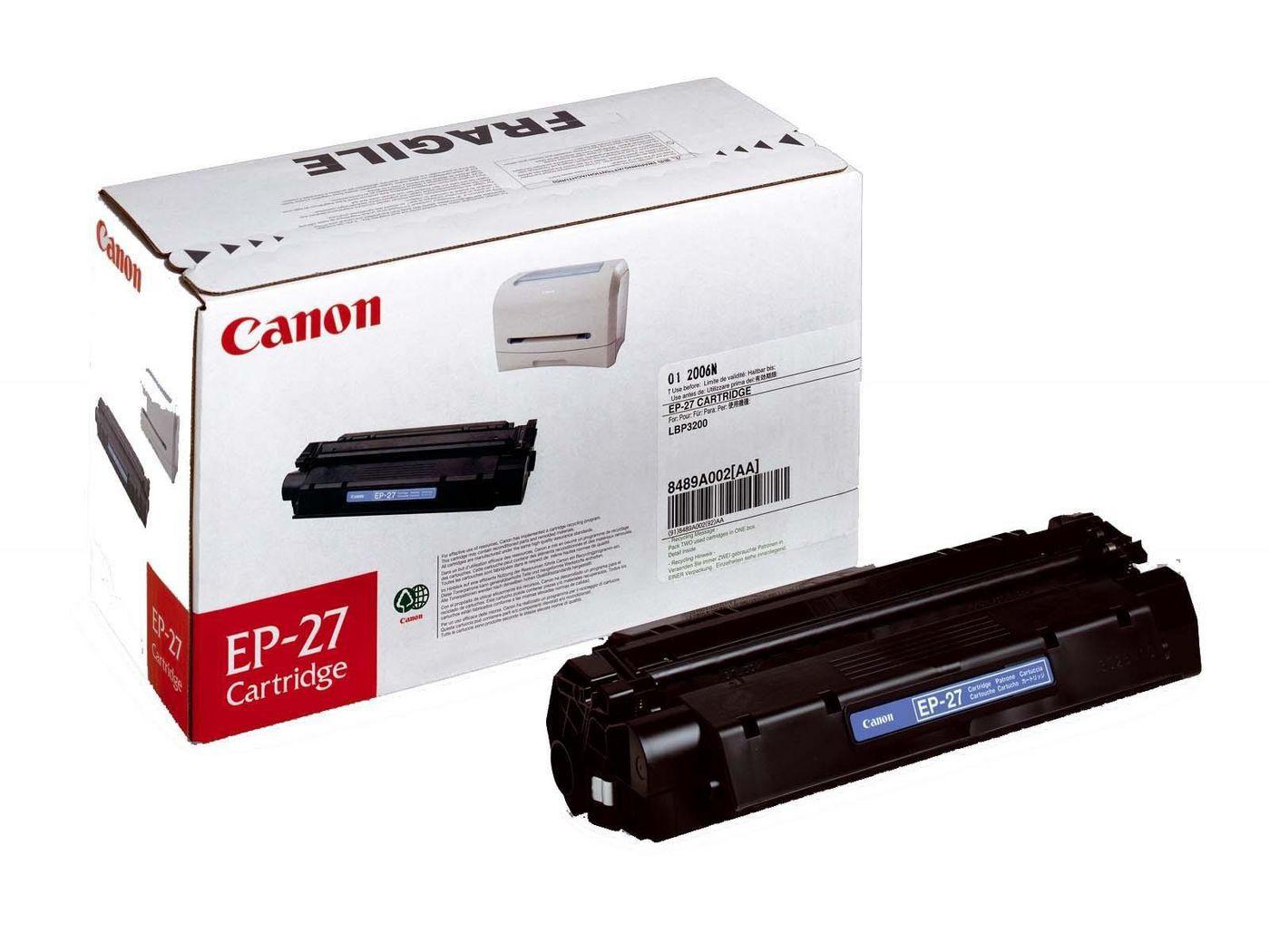 Canon EP-27 cartuccia toner 1 pz Originale Nero (CANON TONER 8489002AA)