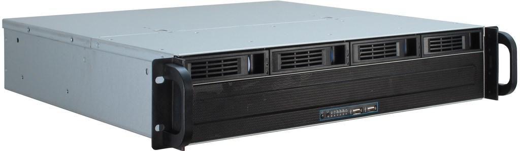 Rack Ipc 2U-2404S nero,