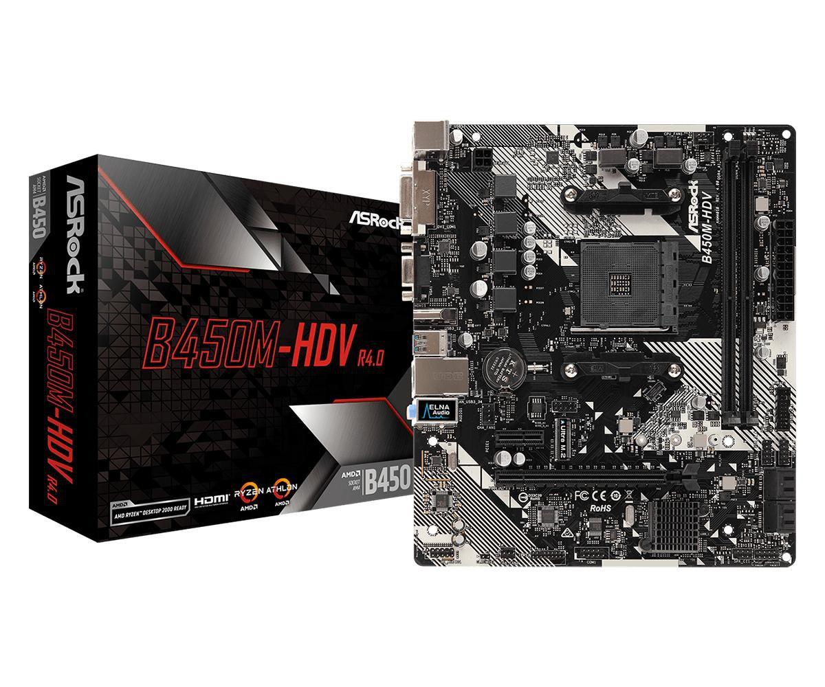 B450M-Hdv R4.0 Amd B450