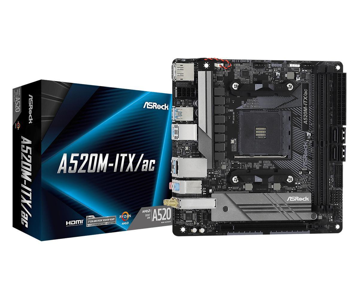 A520M-Itx/Presa AC Am4 Micro