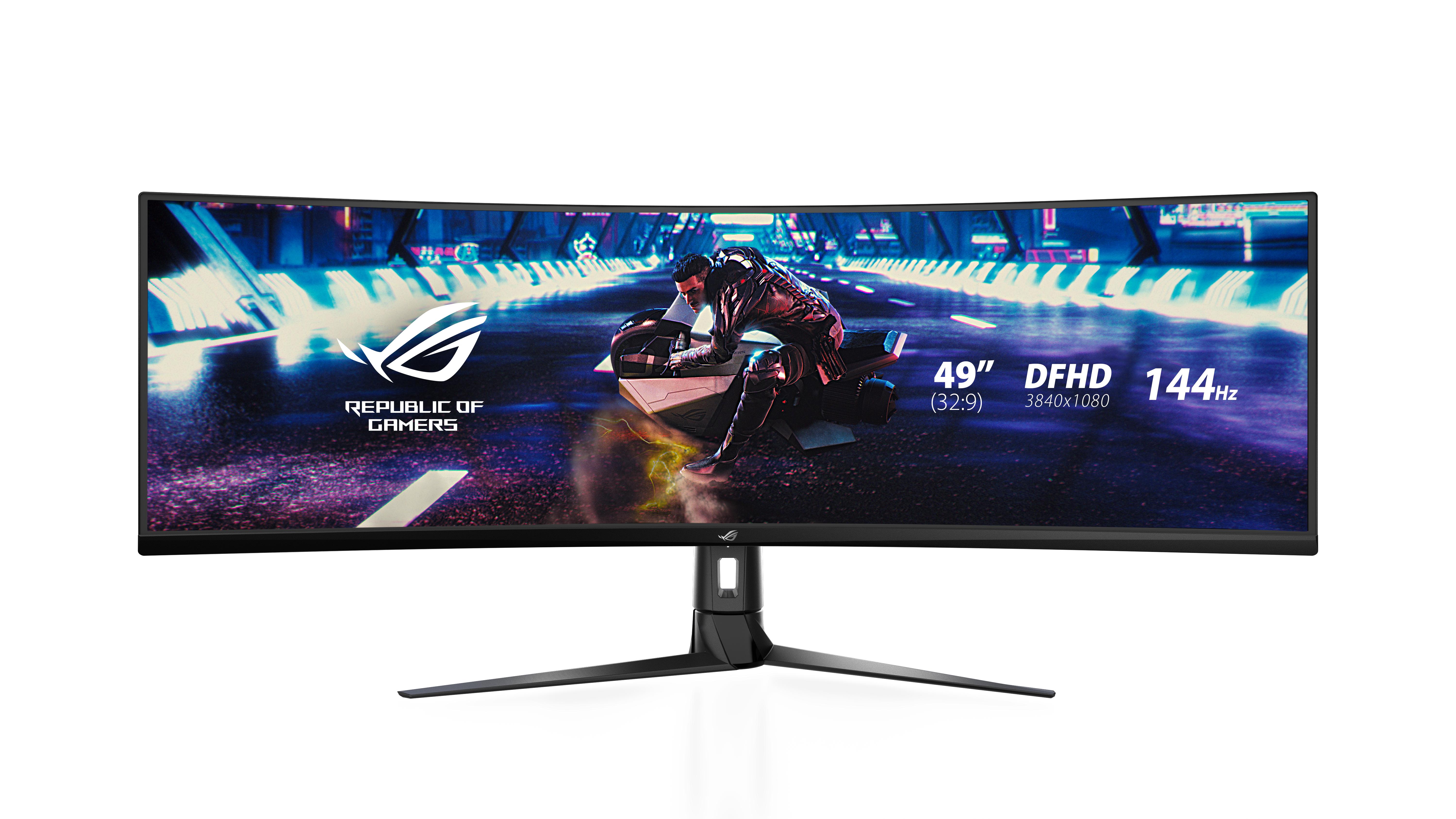 ASUS ROG Strix XG49VQ Monitor PC 1245 cm 49 3840 x 1080 Pixel UltraWide Full HD LED Nero (XG49VQ 49IN VA WLED3840X1080 - ROG St