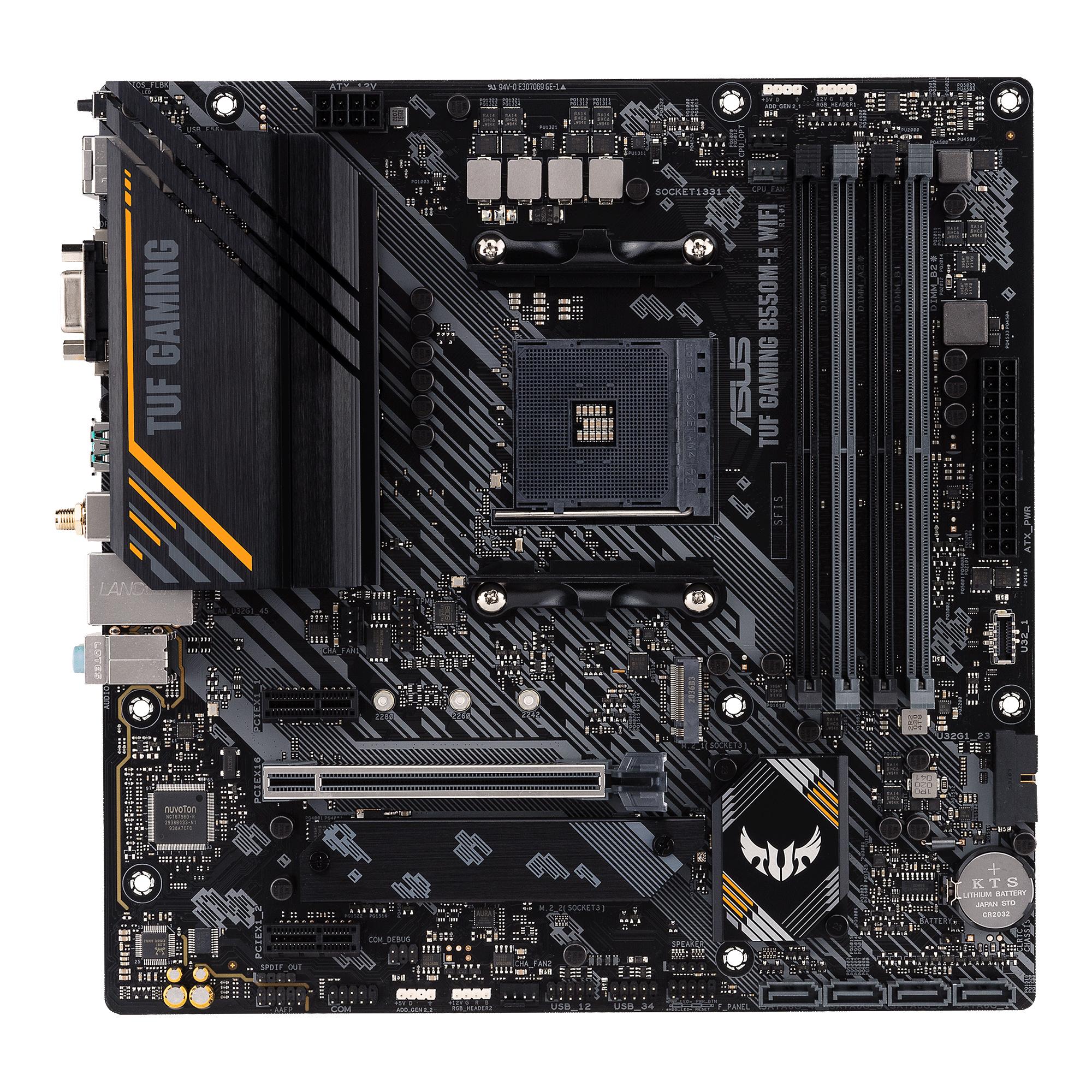 ASUS TUF GAMING B550M-E WIFI AMD B550 Socket AM4 micro ATX