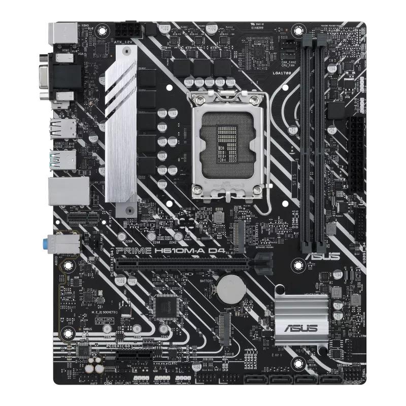 ASUS PRIME H610M-A D4-CSM Intel H610 LGA 1700 micro ATX (ASUS PRIME H610M-A D4-CSM S1700/DDR4/DP-HDMI-VGA/2xM.2/?ATX)