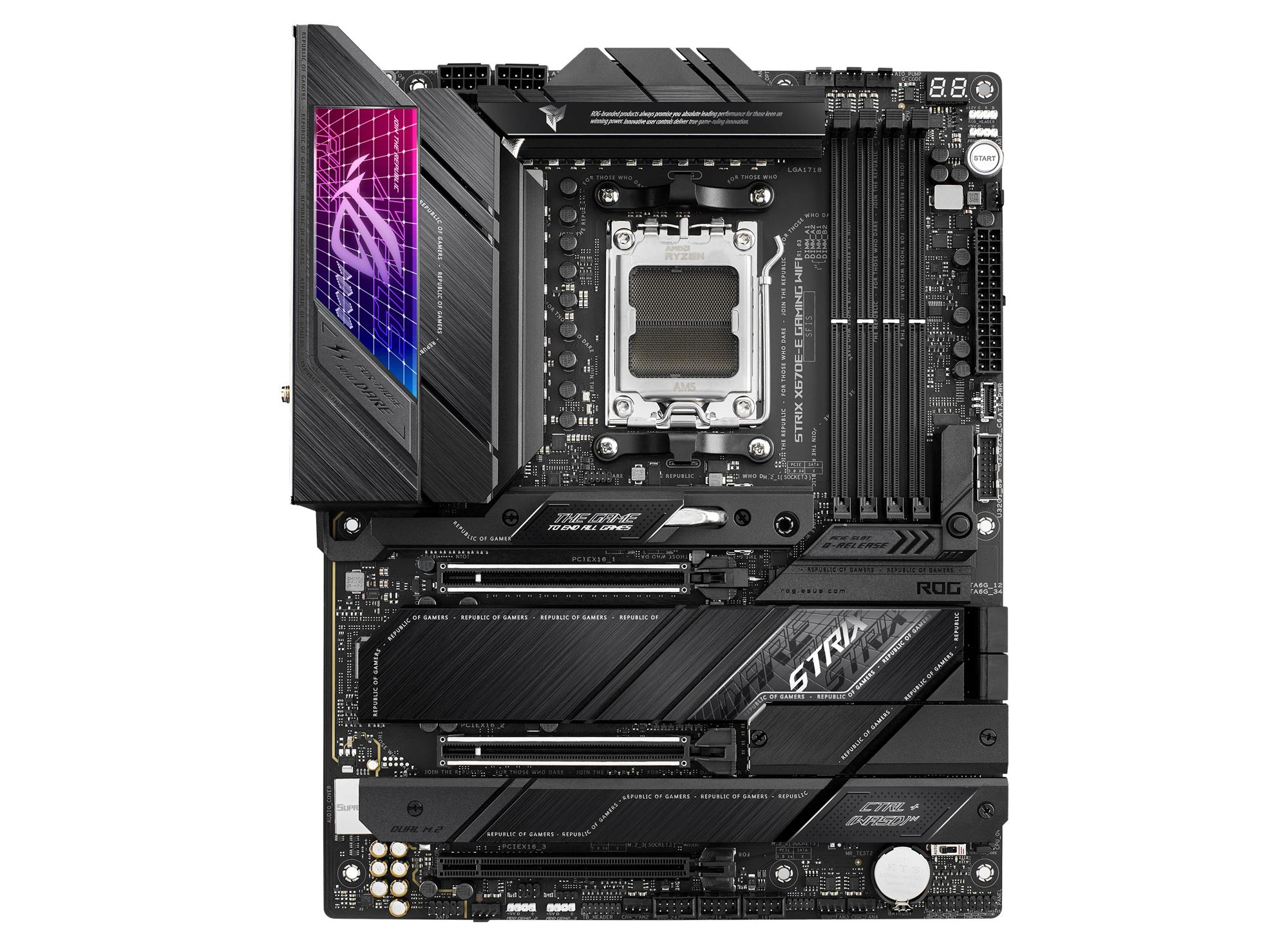 ASUS ROG STRIX X670E-E GAMING WIFI AMD X670 Presa di corrente AM5 ATX