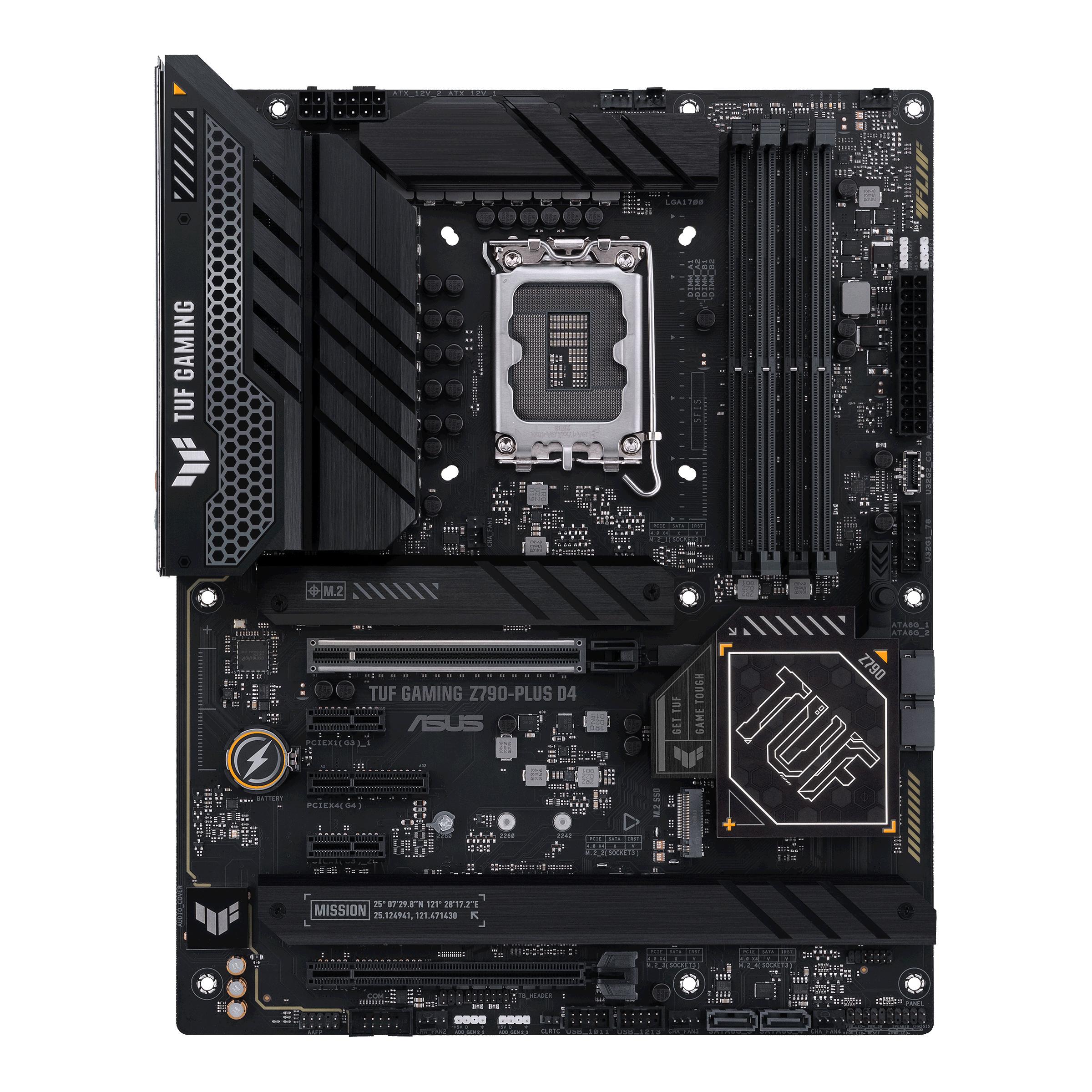 ASUS TUF GAMING Z790-PLUS D4 Intel Z790 LGA 1700 ATX (ASUS 1700 TUF GAMING Z790-PLUS D4)