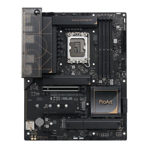 ASUS PROART B760-CREATOR D4 Intel B760 LGA 1700 ATX (Asus PROART B760-CREATOR D4, Intel B760, 1700, ATX, 4 DDR4, HDMI, DP, 2.5G