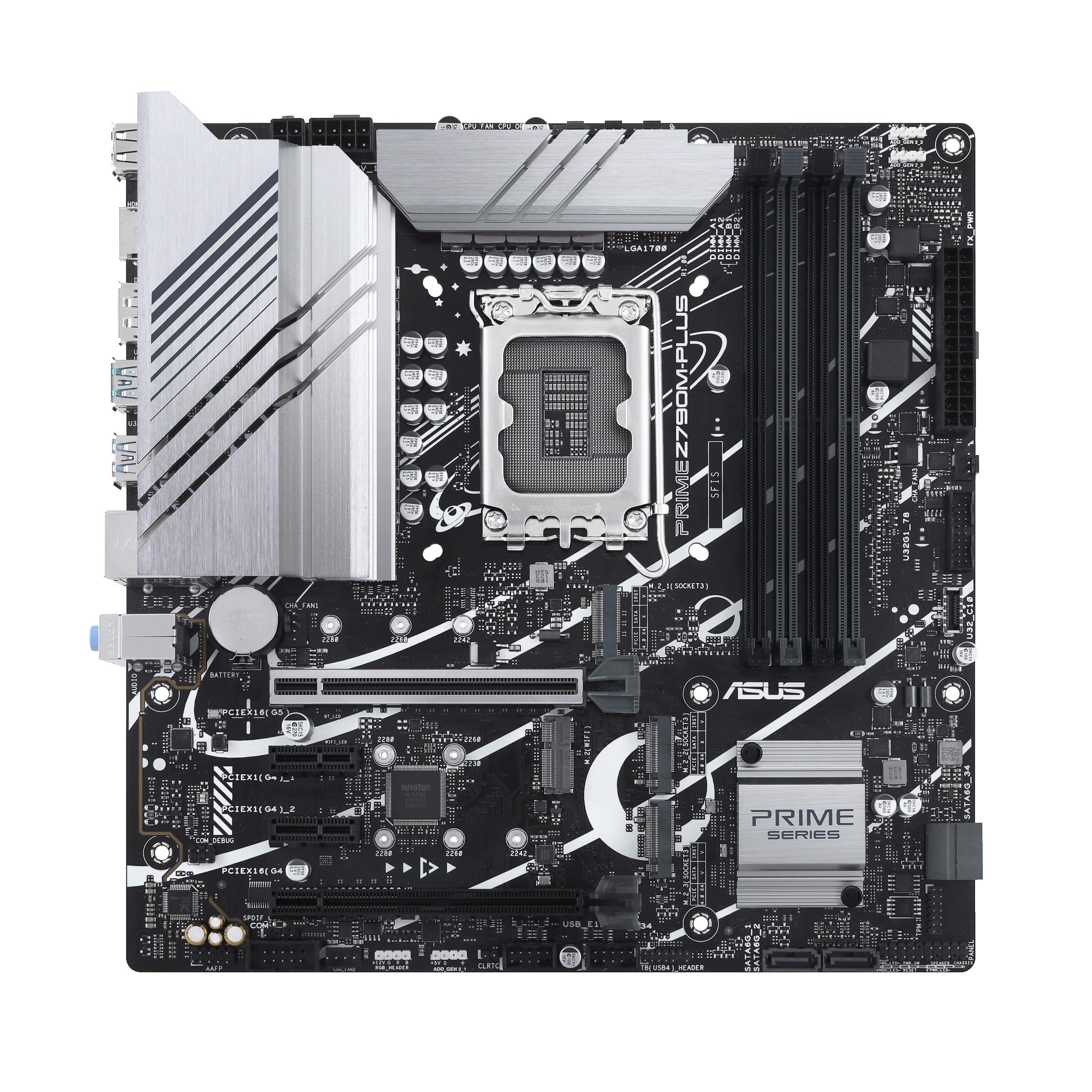 ASUS PRIME Z790M-PLUS Intel Z790 LGA 1700 micro ATX (ASUS - bundkort - micro-ATX - LGA1700)