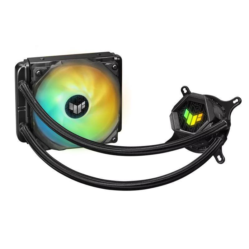 ASUS TUF GAMING LC 120 ARGB Processore Raffreddatore di liquidi tutto in uno 12 cm Nero 1 pz (ASUS TUF Gaming LC 120 ARGB - pro