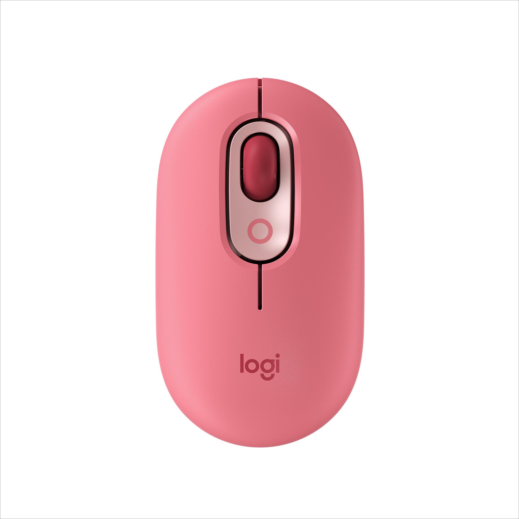 Logitech POP Mouse Wireless con Emoji personalizzabili Tecnologia SilentTouch Precisione e Velocit Design Compatto Bluetooth U