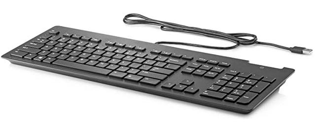 HP 911502-031 tastiera USB QWERTY Inglese UK Nero