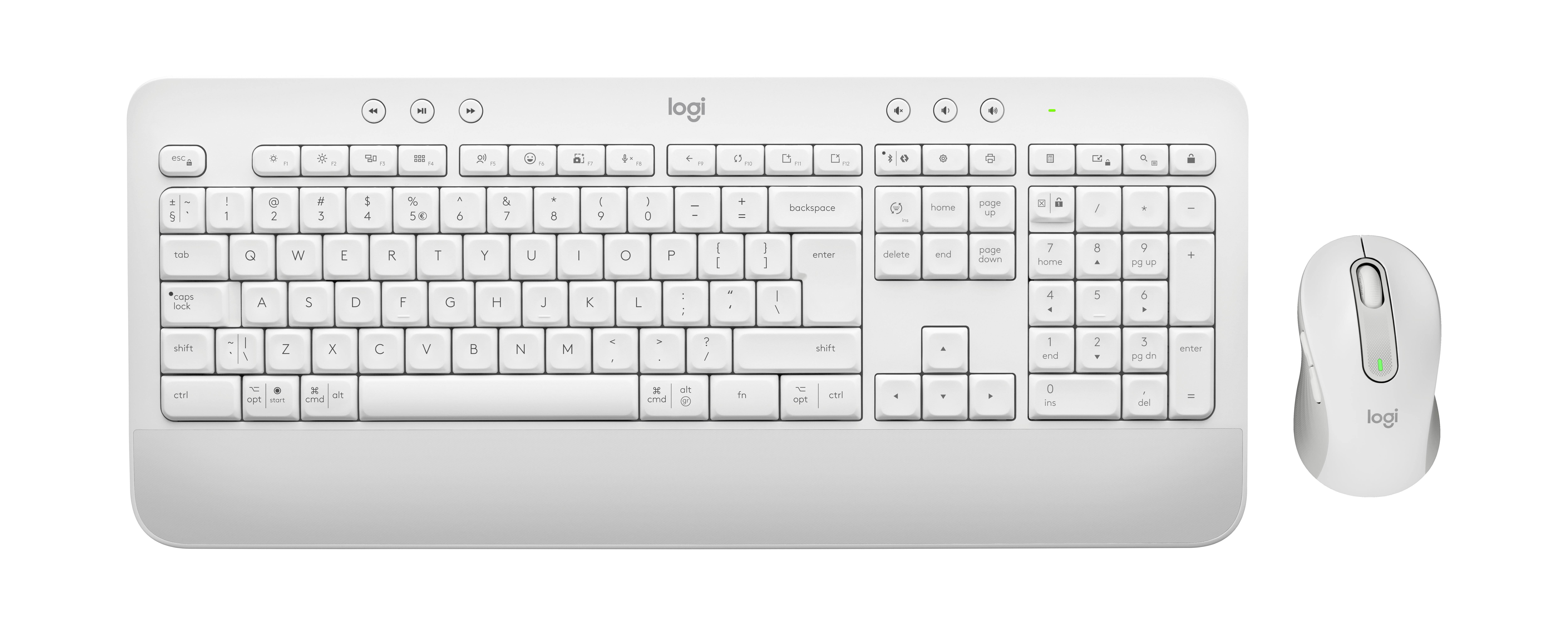 Logitech Signature MK650 Combo For Business tastiera Mouse incluso Bluetooth QWERTZ Ungherese Bianco