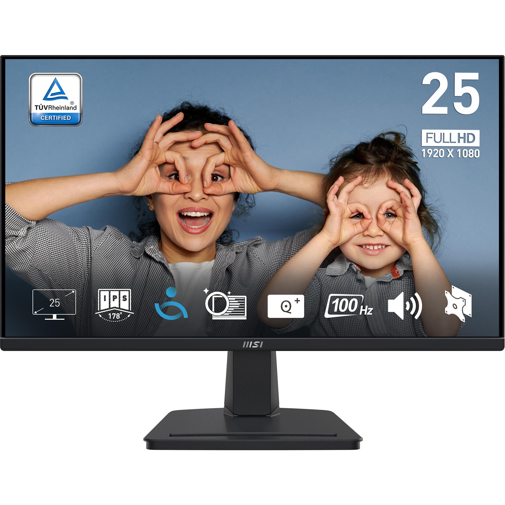 MSI Pro MP251 Monitor PC 62,2 cm [24.5] 1920 x 1080 Pixel Full HD LED Nero (MSI PRO MP251)