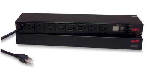 APC Switched Rack 1.8kVA unit di distribuzione dell'energia PDU Nero (RACK PDU SWITCHED 1U 15A - 100/120V 85-15)