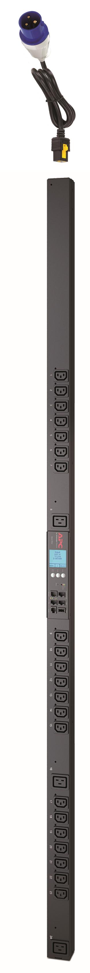 APC AP8659EU3 unità di distribuzione dell'energia (PDU) 24 presa(e) AC 0U Nero