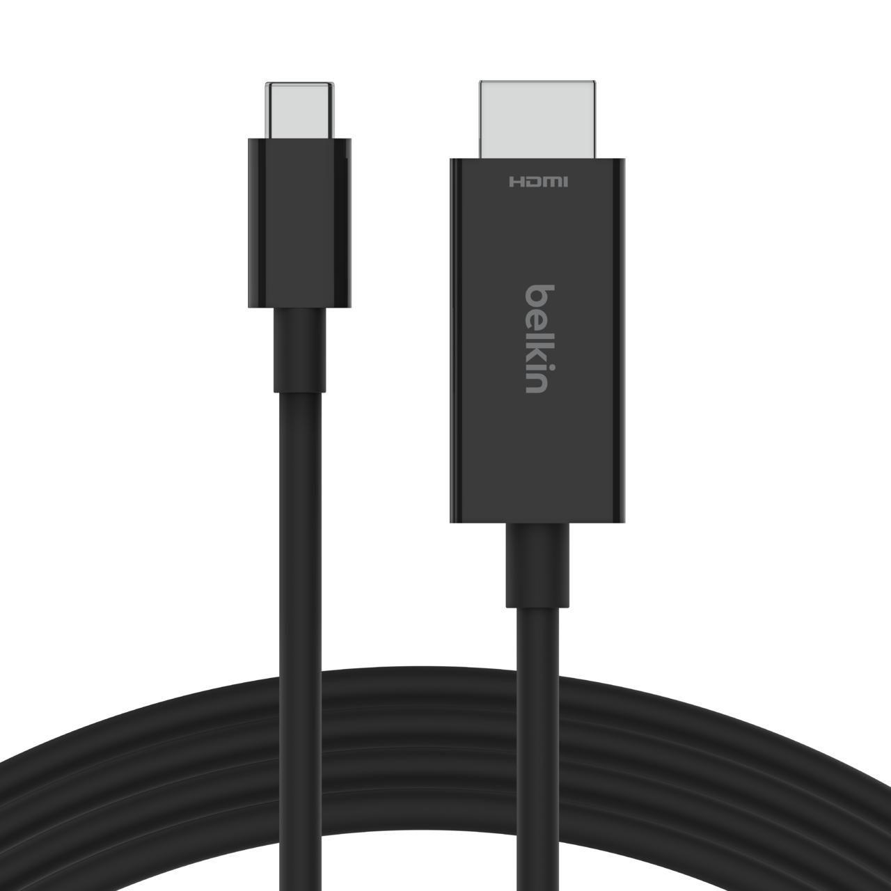 Belkin AVC012bt2MBK 2 m USB tipo-C HDMI Nero