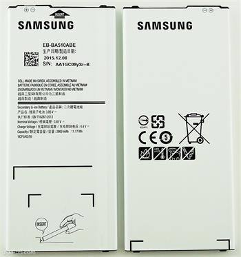 EB-BA510ABE A510 Samsung Batteria A5 2016 Originale 2900mAh