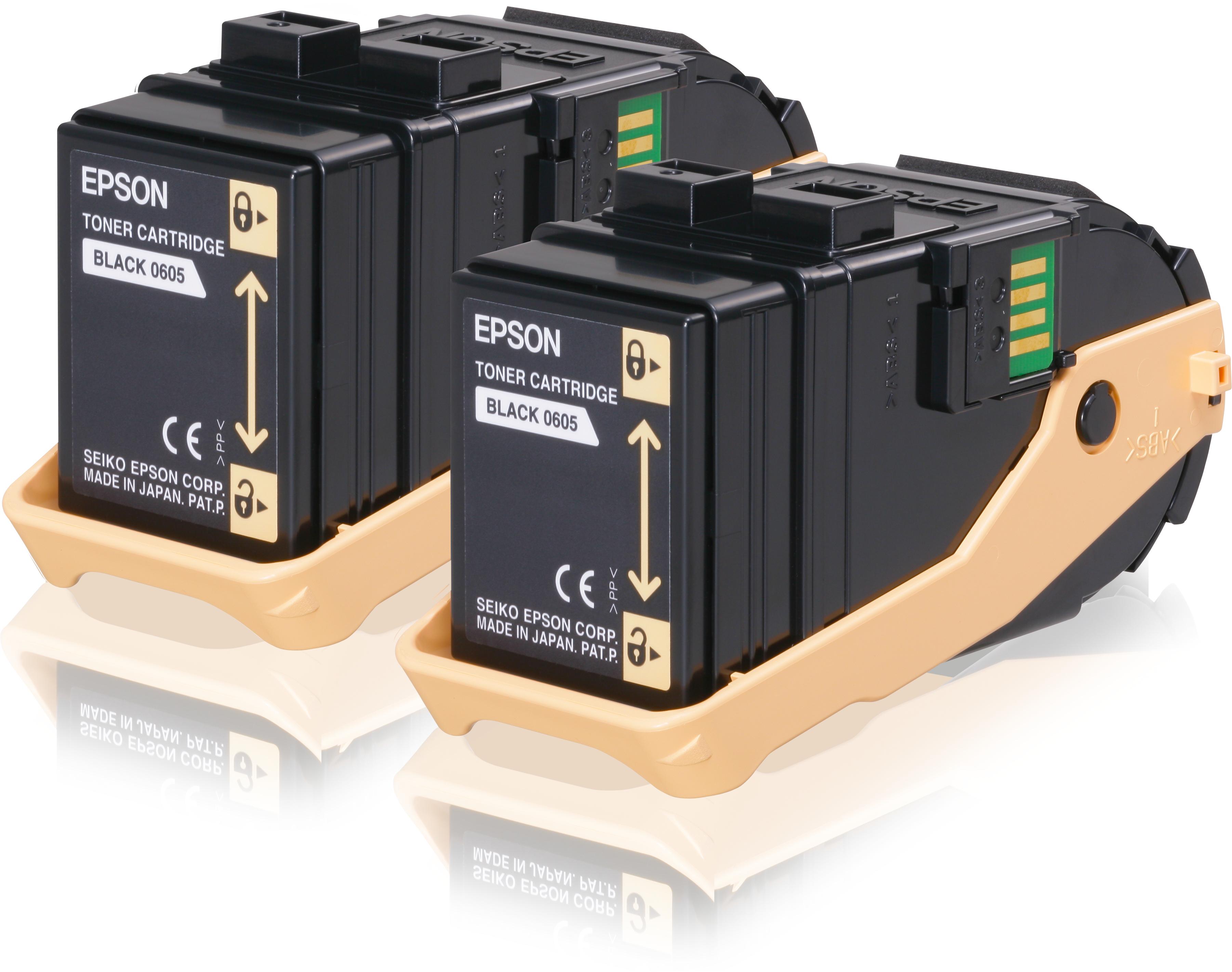 Epson Toner Nero [conf.doppia] (AL-C9300N DOUBLE PACK TONER CART BLA)