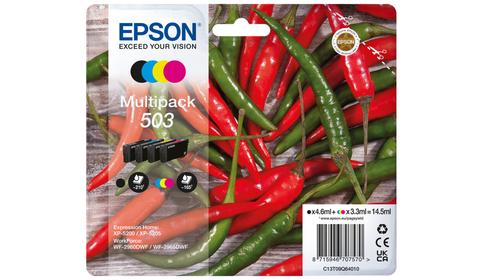 Epson 503 cartuccia d'inchiostro 4 pz Originale Resa standard Nero, Ciano, Magenta, Giallo