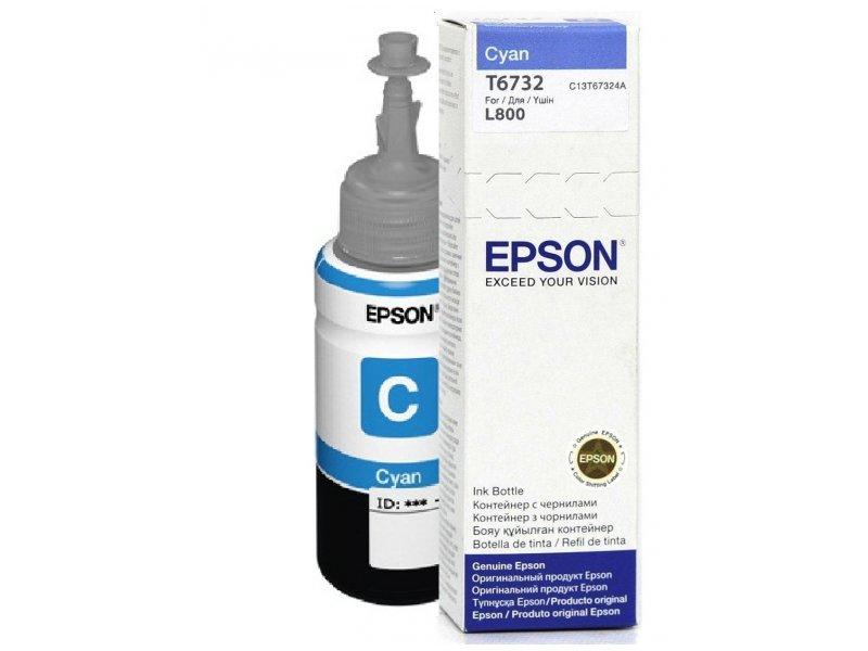 Epson T6732 cartuccia d'inchiostro 1 pz Originale Resa standard Ciano per foto