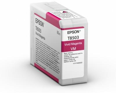 Epson T8503 cartuccia d'inchiostro 1 pz Originale Magenta vivido (EPSON T85030N MAGENTA INK VIVID ULTRACHROME)