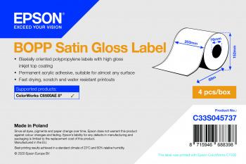 BOPP Satin Gloss Label-Contin.Roll-203mmx68M (1PZ)