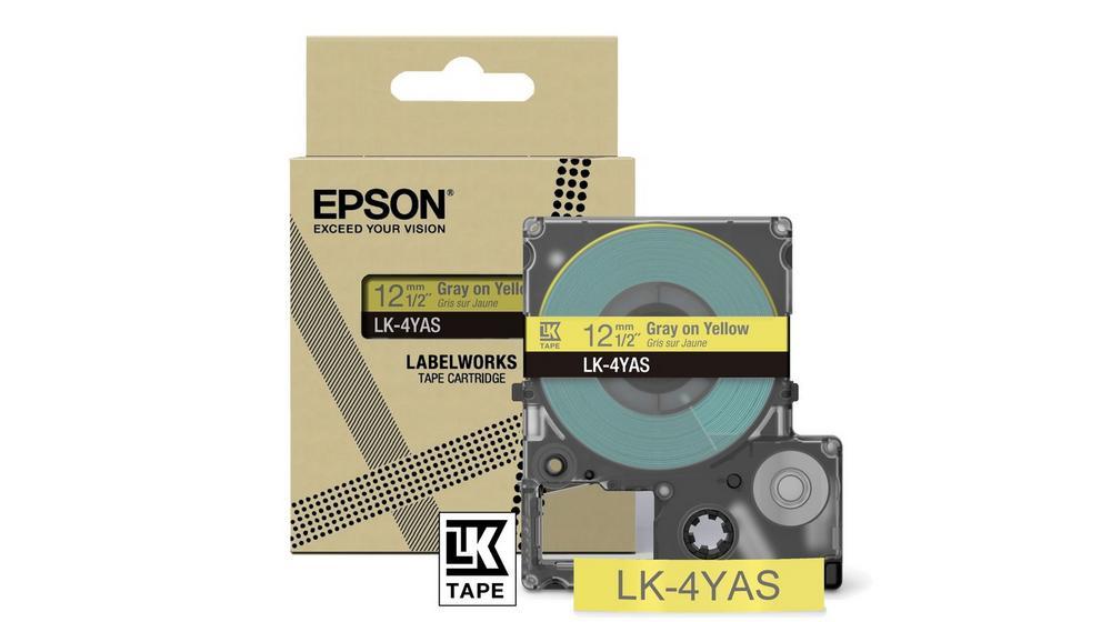 Epson LK-4YAS Grigio, Giallo