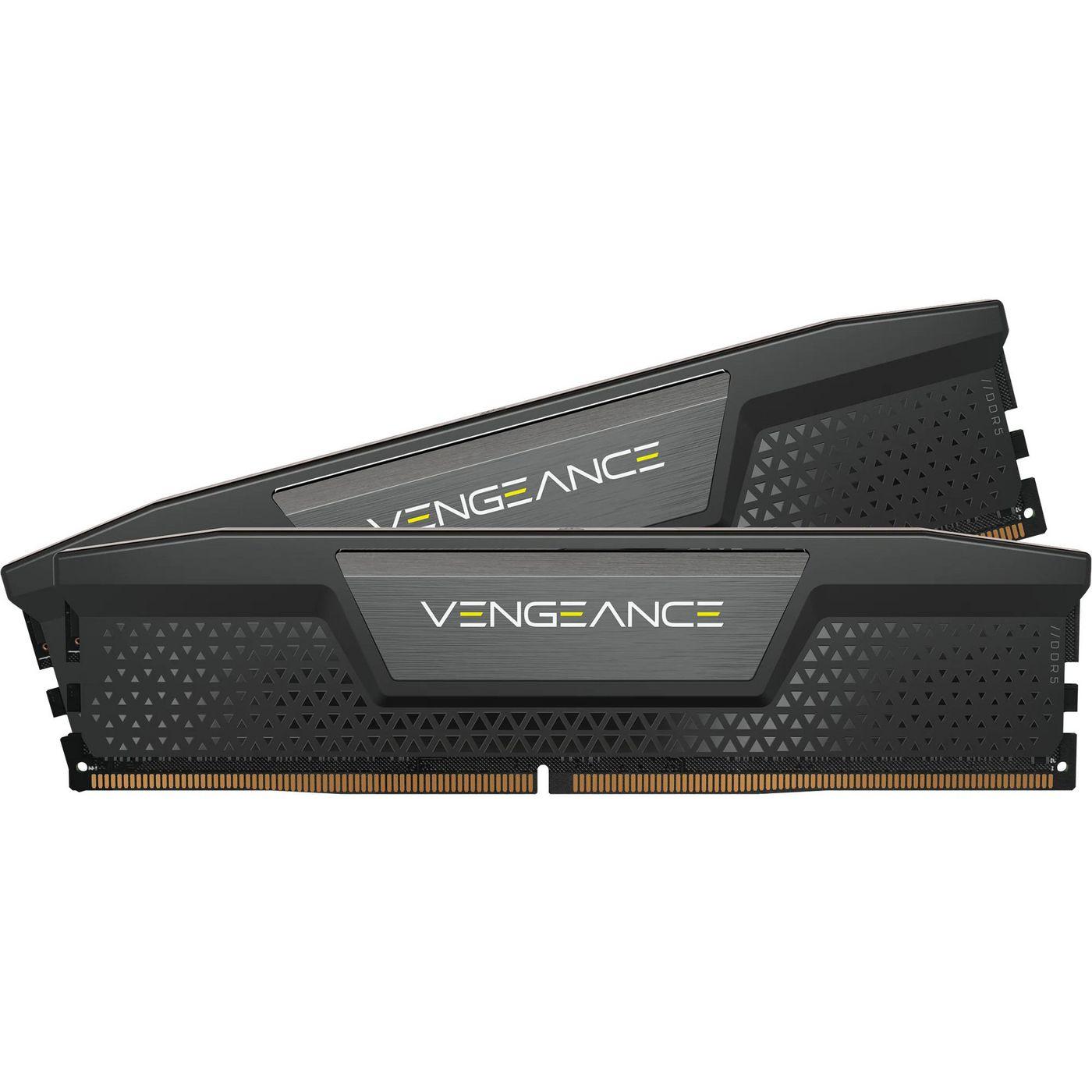 CORSAIR VENGEANCE 32GB 2x16GB DDR5 7000MT/s DIMM Unbuffered 40-52-52-114 ore PMIC XMP 3.0 Nero Dissipatore di calore Nero PCB 1