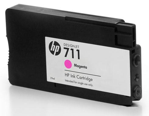 HP Confezione da 3 cartucce di inchiostro magenta DesignJet 711, 29 ml