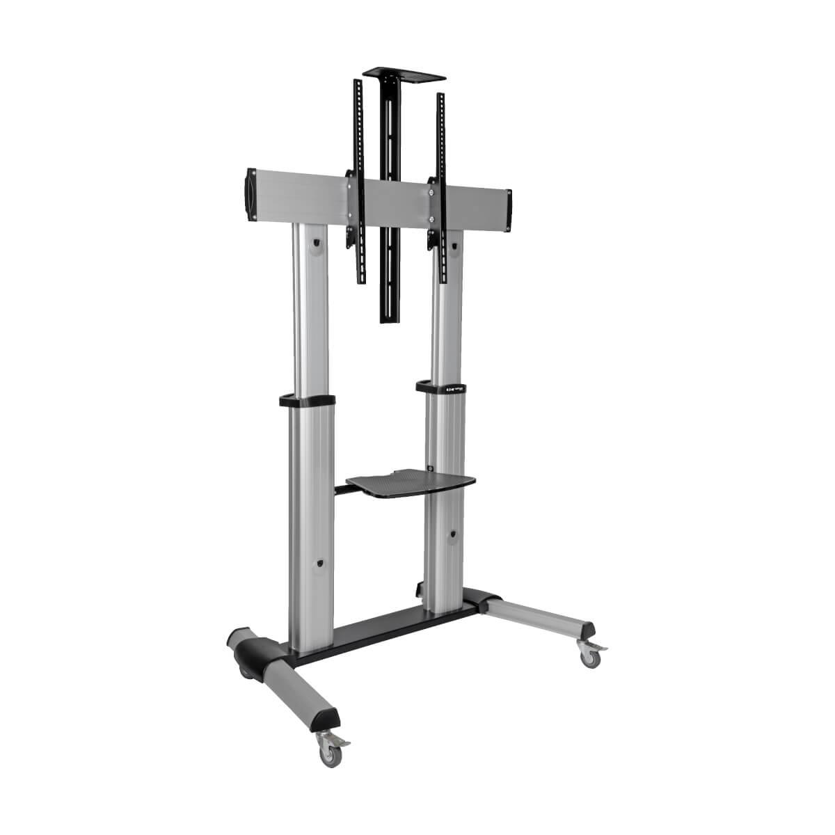 Tripp Lite DMCS60100XX Supporto per display espositivi 2,54 m [100] Nero, Argento (MOBILE FLAT-PANEL FLOOR STAND - 60IN /100IN