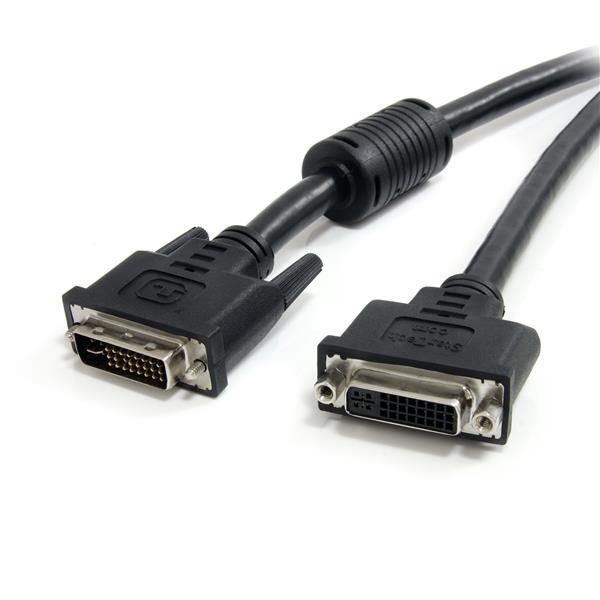 StarTech.com 10ft DVI-I cavo DVI 3 m Nero (10FT DVI-I DUAL LINK DIGITAL/ - ANALOG EXT CABLE M-F)