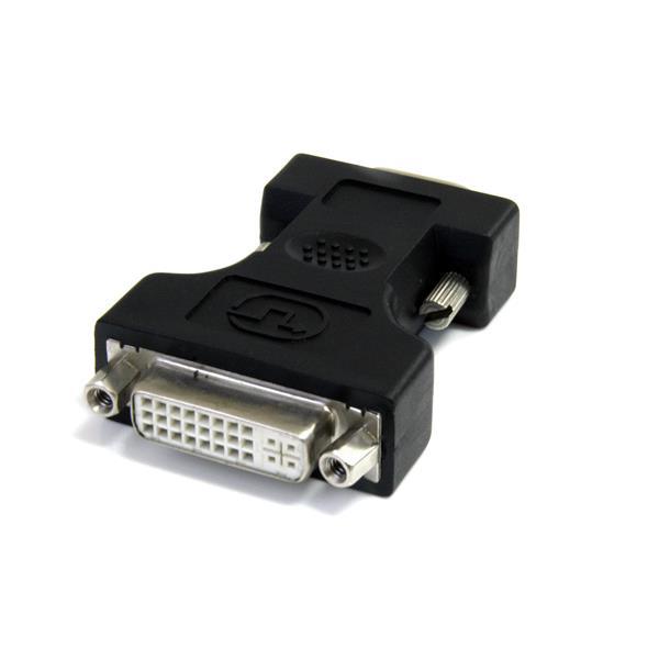 StarTech.com Adattatore DVI a VGA - Cavo Convertitore DVI a VGA - Femmina / Maschio - Nero (DVI to VGA Cable Adapter - Black -