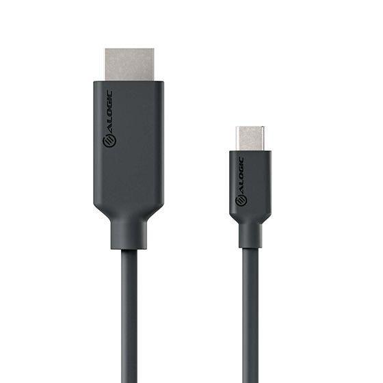 ALOGIC EL2UCHD-02 cavo e adattatore video 2 m USB tipo-C HDMI Nero (ELEMENTS USB-C TO HDMI CABLE - WITH 4K SUPPORT - MALE TO MA